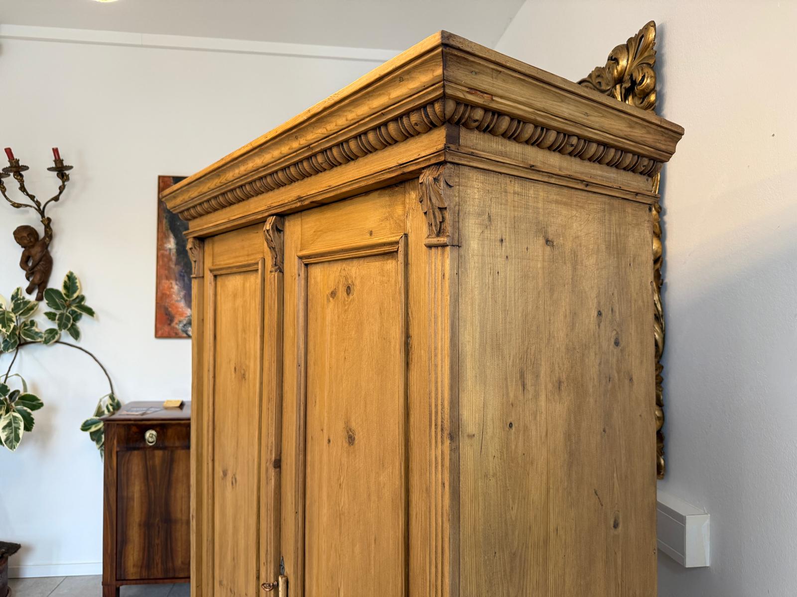 Gründerzeit Bauernschrank Bauernkasten Hallenschrank Weichholz G2132