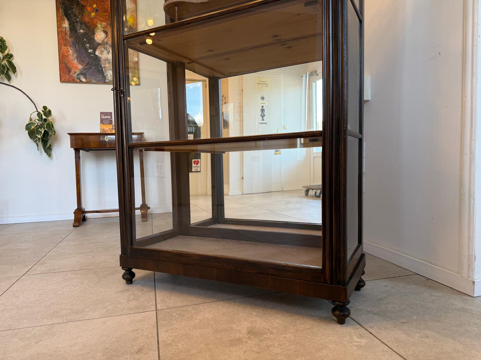 Originale Spätbiedermeier Vitrine Traumexemplar Antiquität D1232