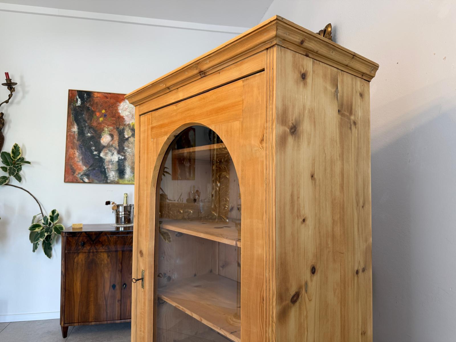 Originale Gründerzeit Bauernvitrine Bauernschrank Bauernvitrine G1940