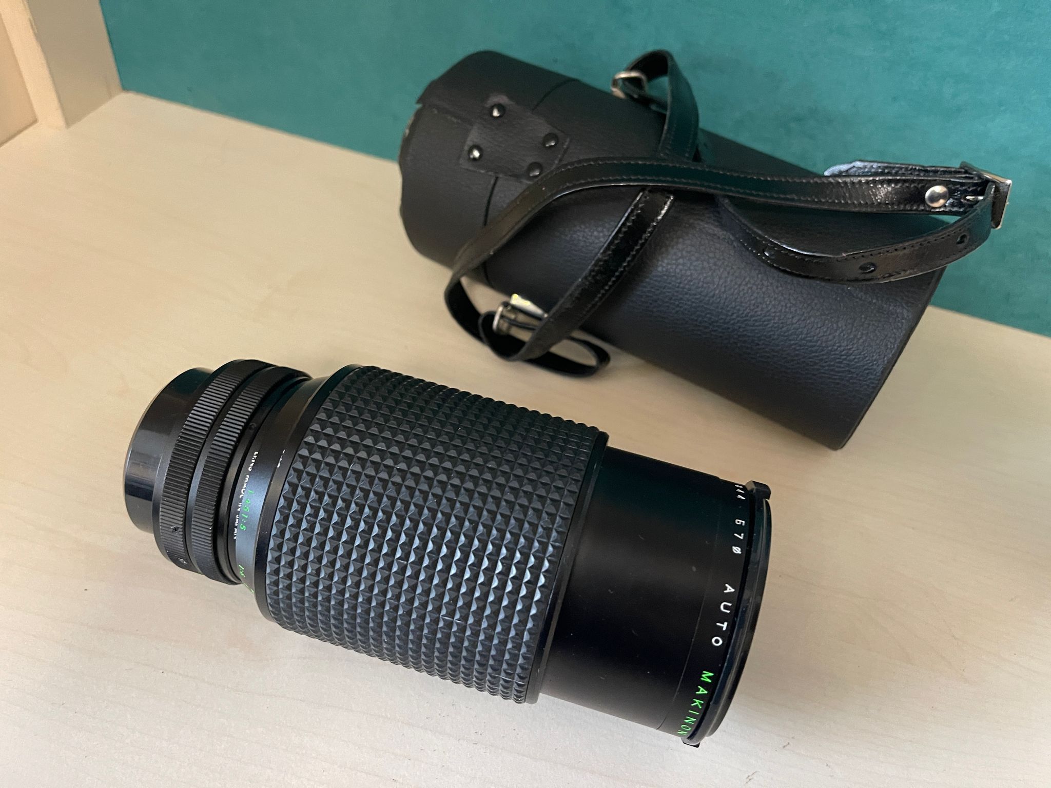 Auto Makinon Zoom 80–200mm f/3.5 – Vintage Teleobjektiv mit Tasche Foto5