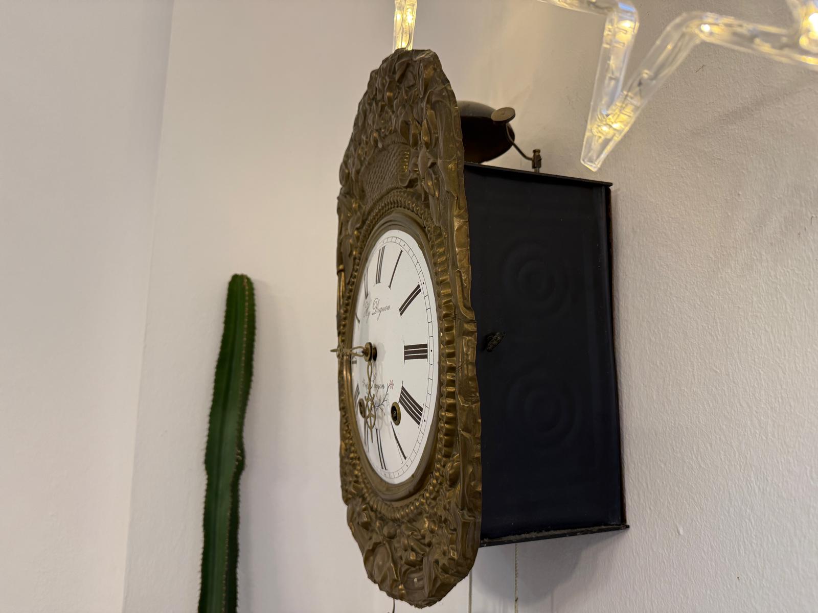 Comtoise Frankreich Wanduhr Rarität Signatur H. Piquant G2325