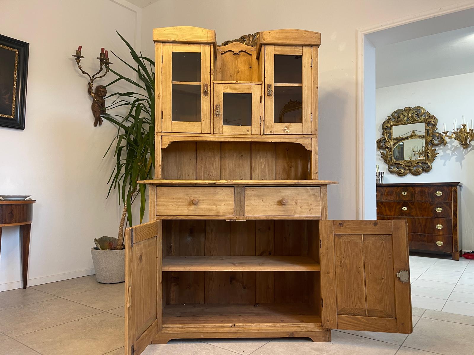 Jugendstil Küchenbuffet Küchenschrank Küchenkredenz A5161