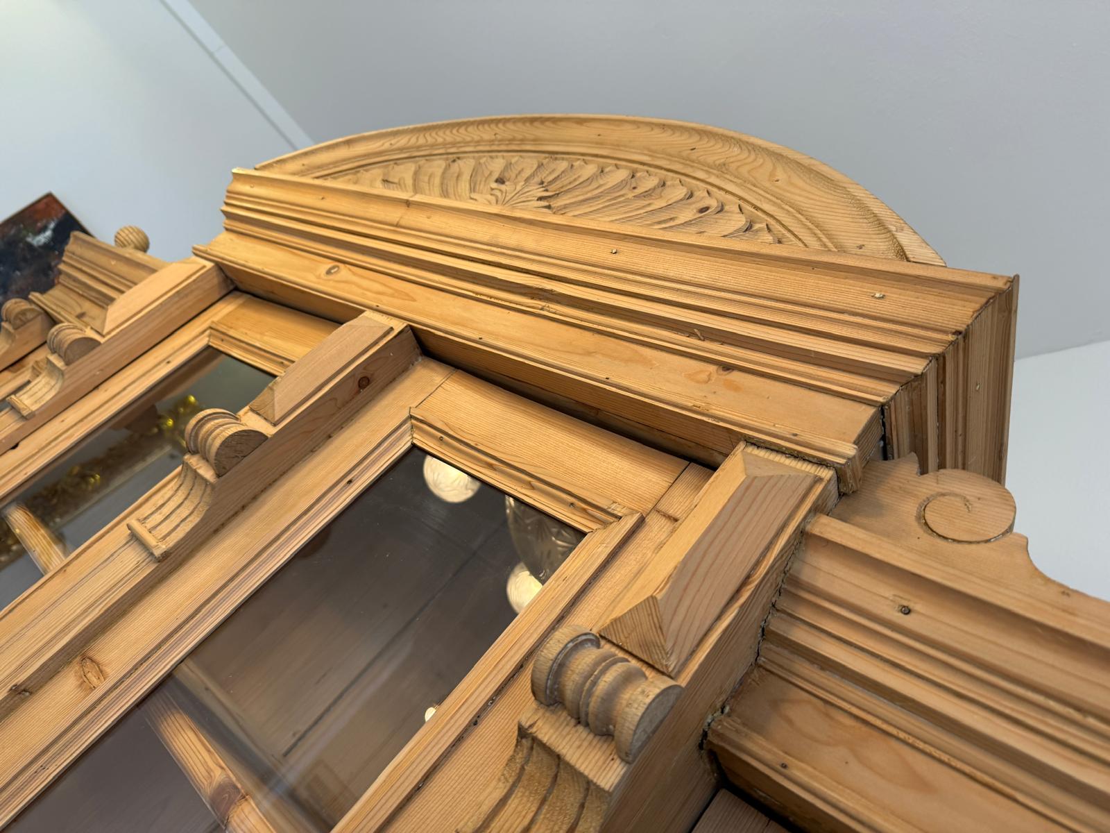 Gründerzeit Naturholschrank Küchenbuffet Küchenschrank Küchenkredenz D1032