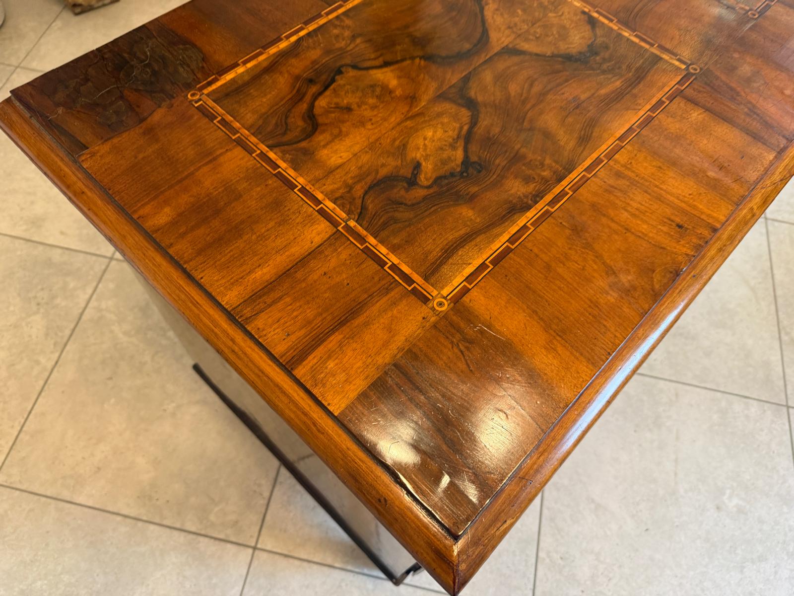 Barock Kommode Obstholz Marketerien Antiquität Nussholz  G2369