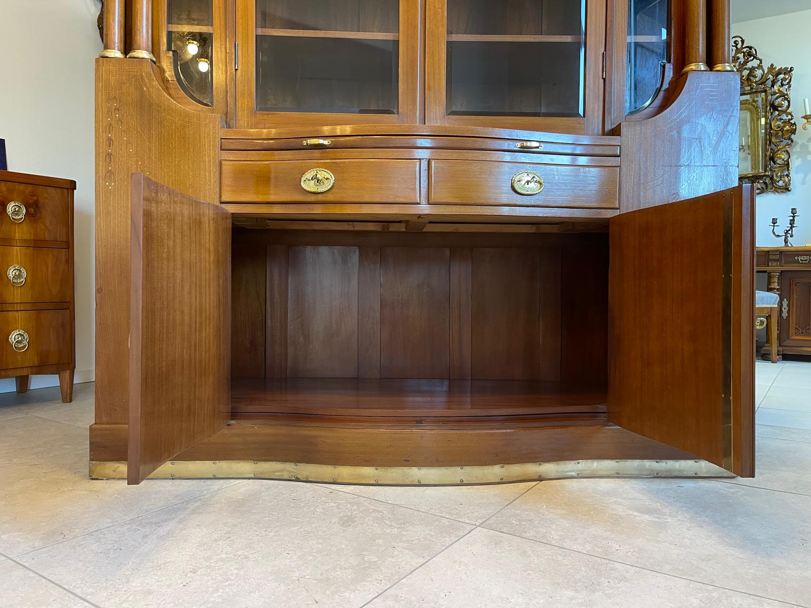 2517c8af-019f-42d0-b7c6-ab417054b5b0 Sale Original Jugendstil Vitrine Bücherschrank B1123