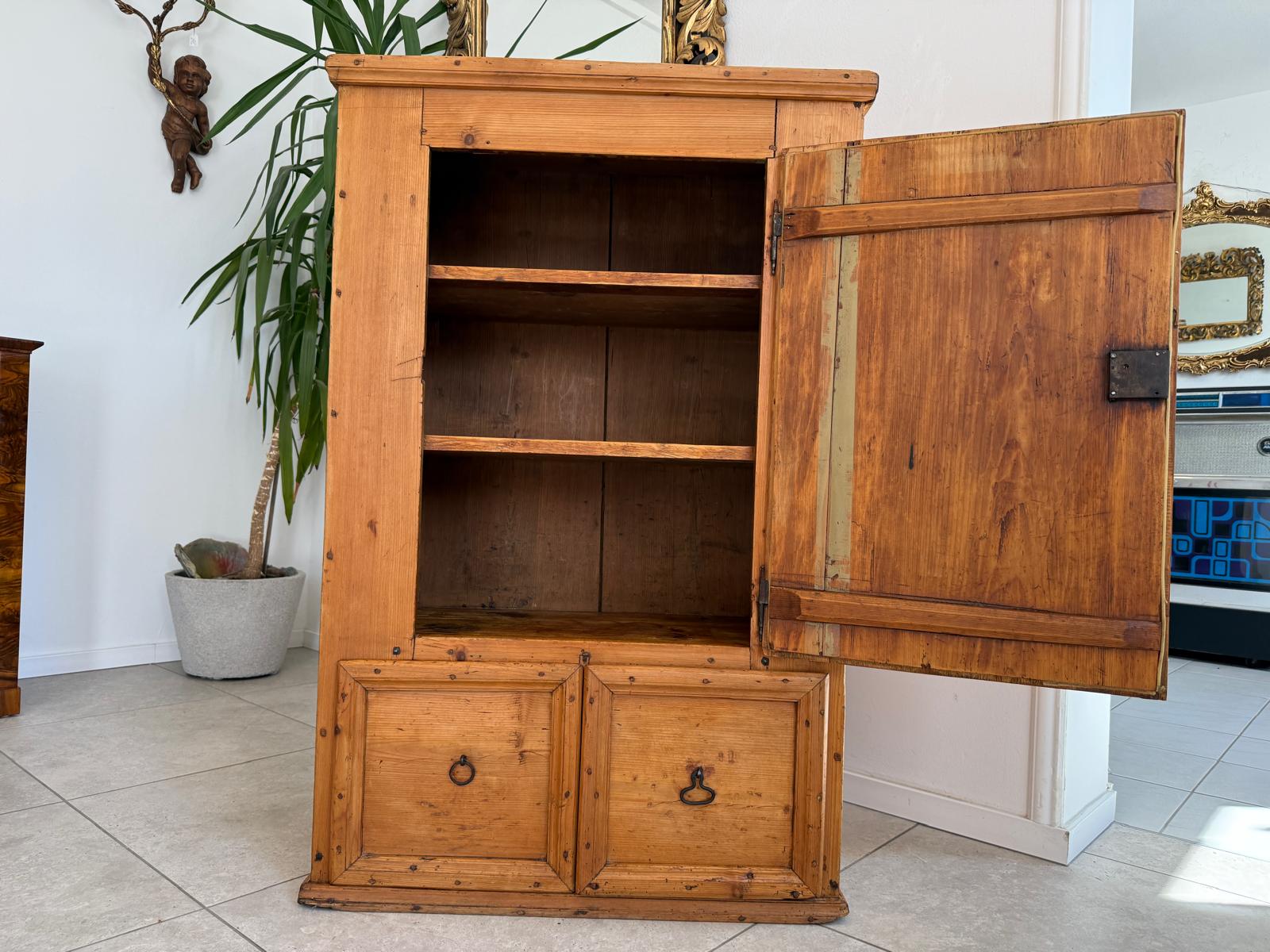 Speiskasten Biedermeier Bauernkasten Küchenschrank D2493