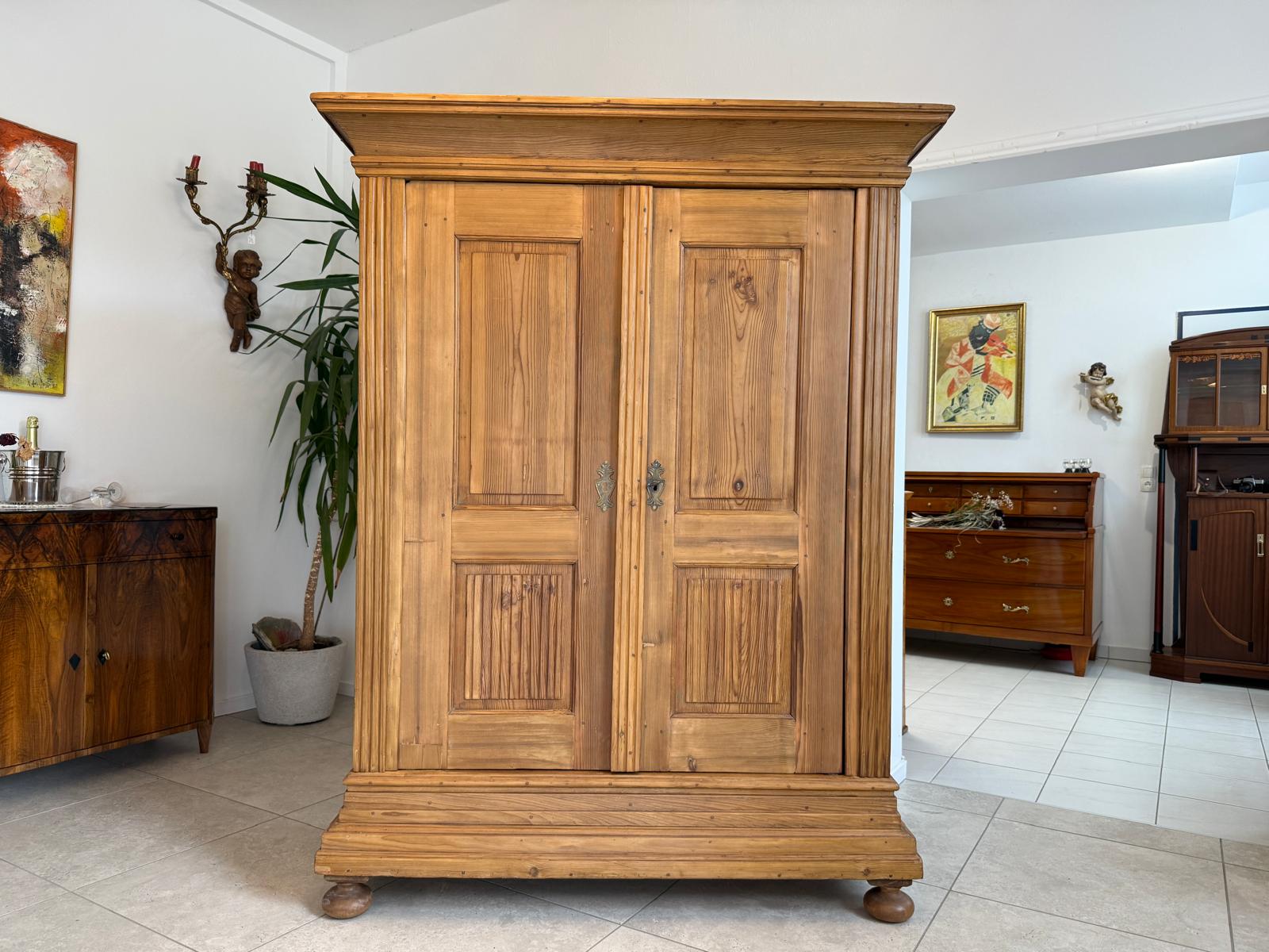 Sale Bauernschrank Biedermeierschrank Zerleger Antiquität Bauernmöbel G1907