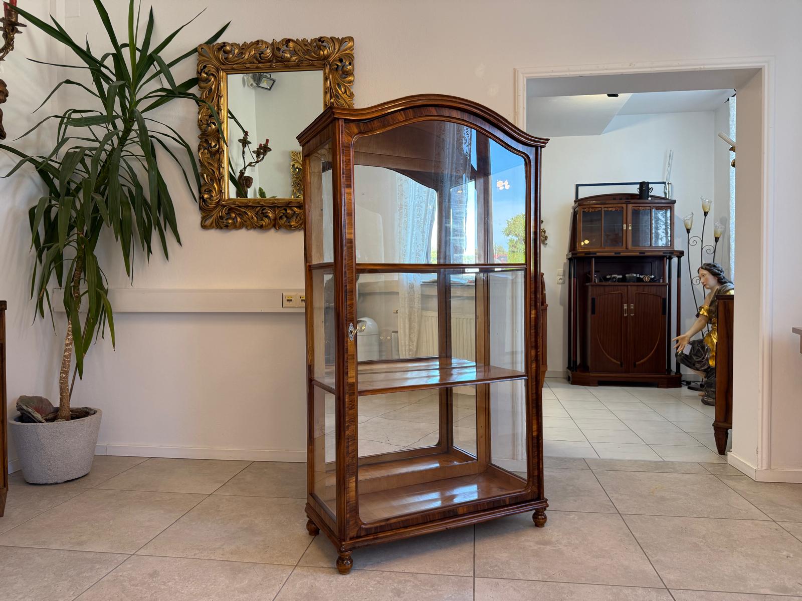 Antiquität Biedermeier Vitrine Bücherschrank Antiquität G1965 Antiquität Biedermeier Vitrine Bücherschrank Antiquität G1965