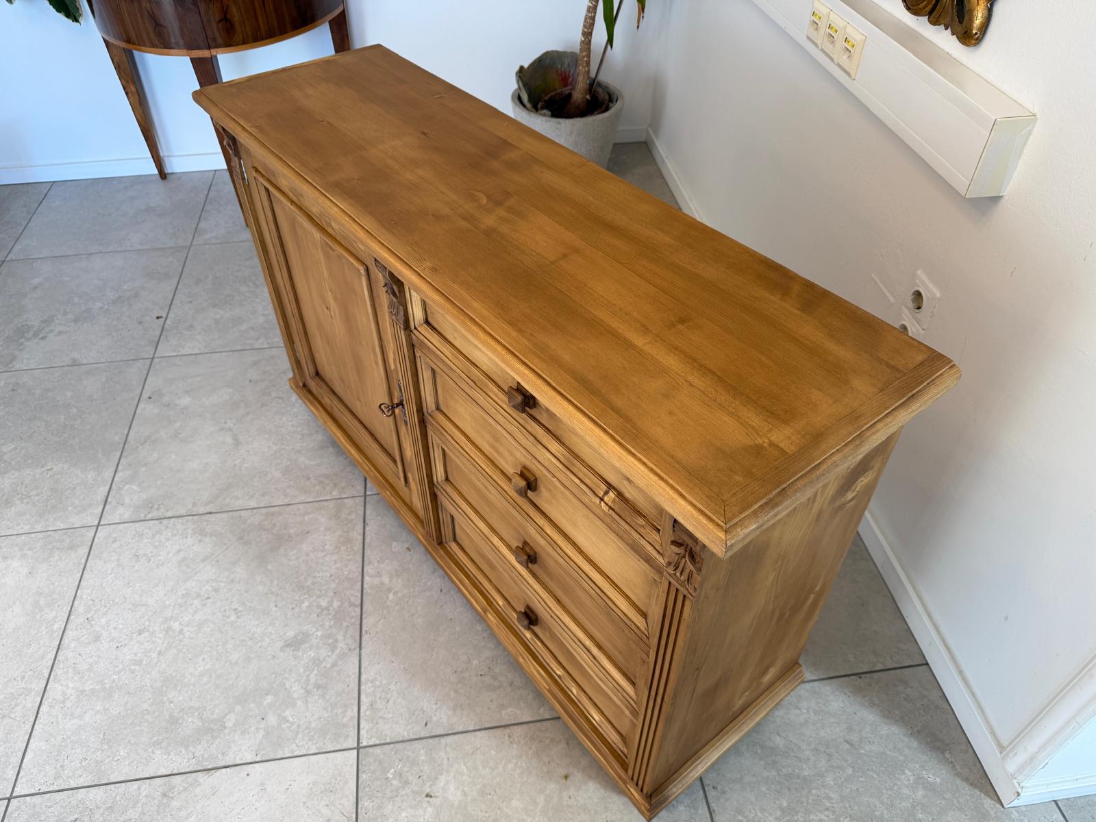 Massivholzkommode Ladenkommode Bauernmöbel Bauernmöbel Bauernschrank G2164