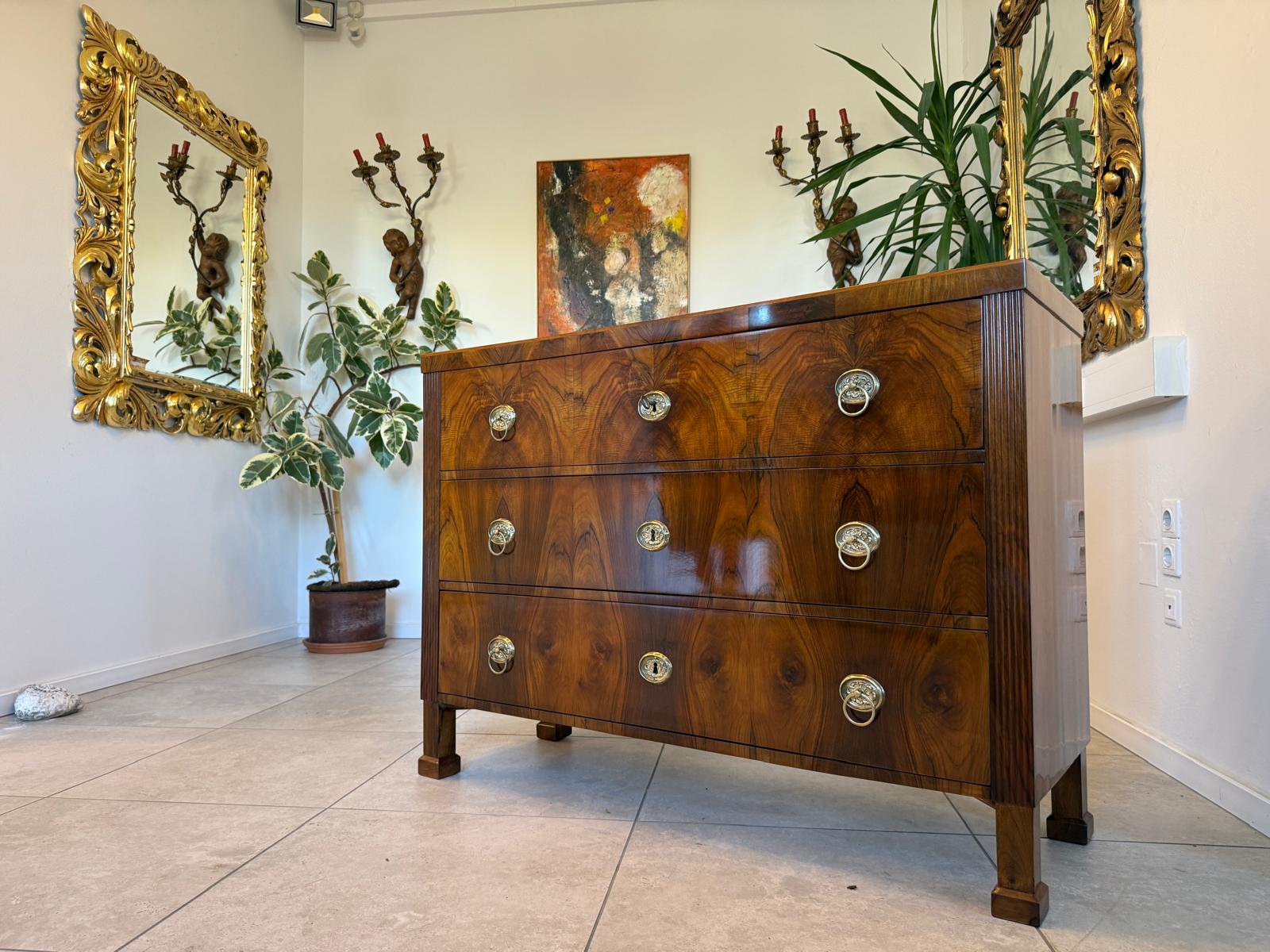 Sale Restaurierte Biedermeier Kommode Nussholz Antiquität 1840 G2161