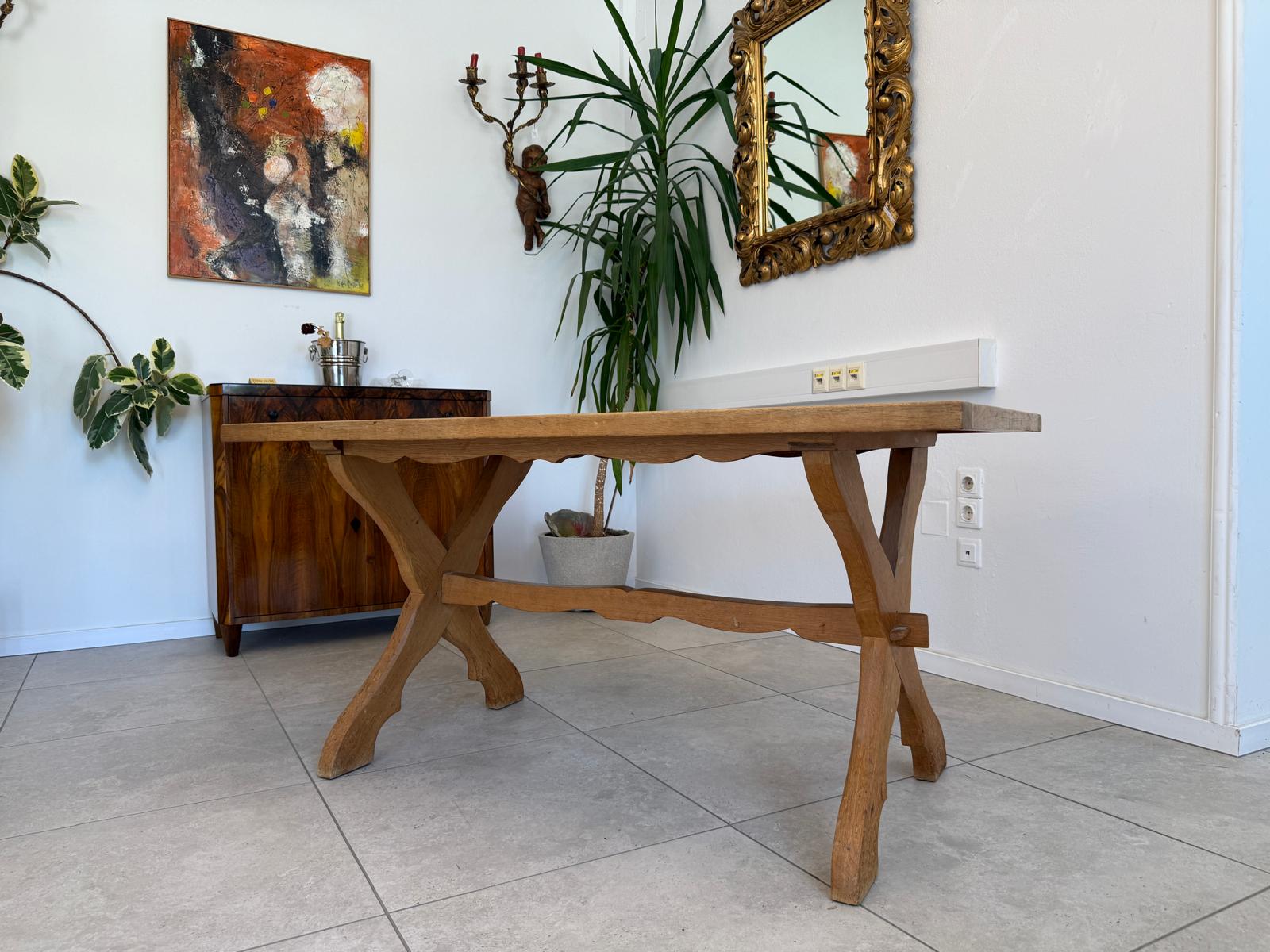 Bauerntisch Tafeltisch Tisch Eichenholz G1900