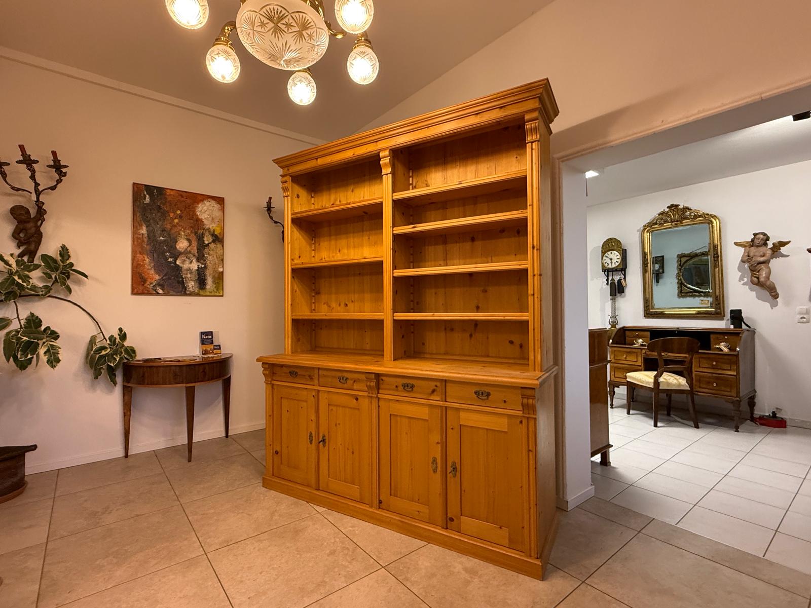 Grosses Bücherregal Stellage Bücherschrank Bauernkasten Bücherwand G2408