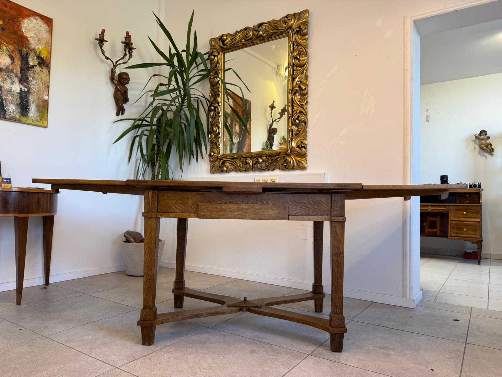 SALE Originaler Biedermeier Auszugtisch Kassettentisch Antiquität G2162