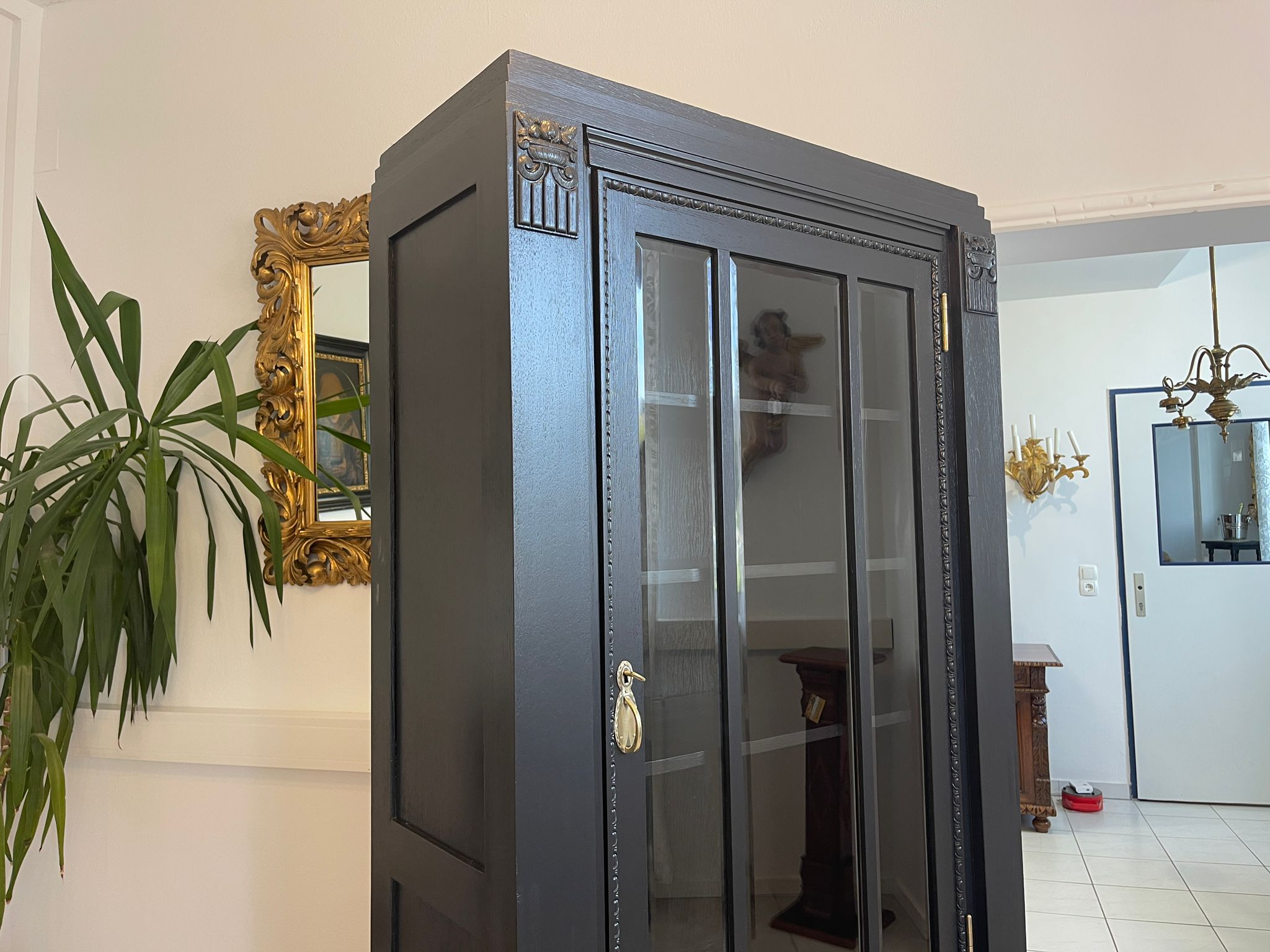 bf75e8d9-d4ea-49b6-b665-a416fc5a35c0EovVraQi9YrH7 Sale Jugendstil Vitrine / Bücherschrank/ Antiquität A4985