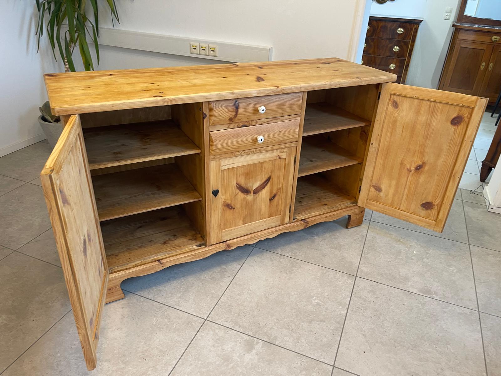 Zirbenholz Anrichte Sideboard Schrank Bauernmöbel A5167