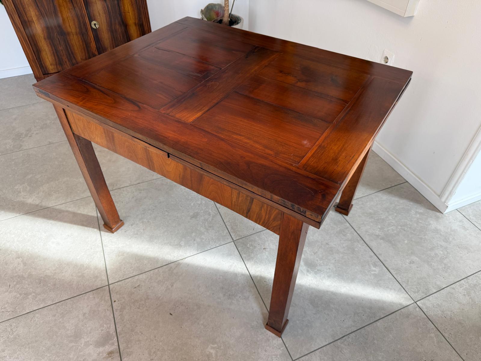 Biedermeier Auszugtisch Speisetisch Tisch Nussholz G2109