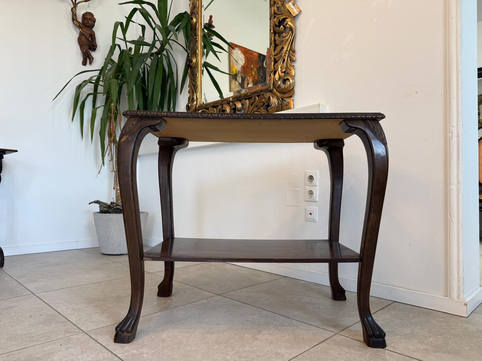 Originaler Historismus Tisch Serviertisch Beistelltisch Unikat D2931