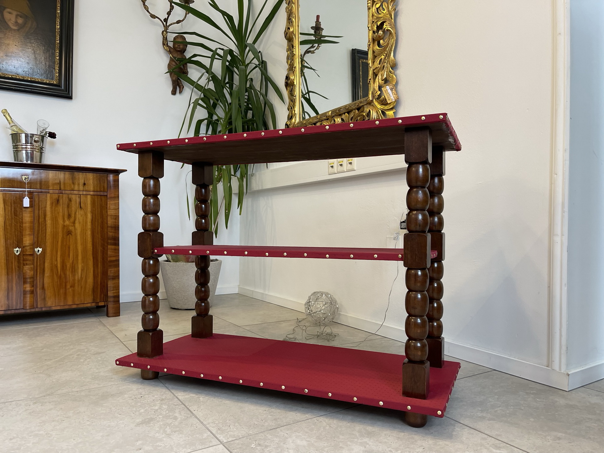 Biedermeier-Barock_60PJ3nYP5QfJ2q5 Bücherregal Gründerzeit Stellage Wandregal Bauernschrank B1370