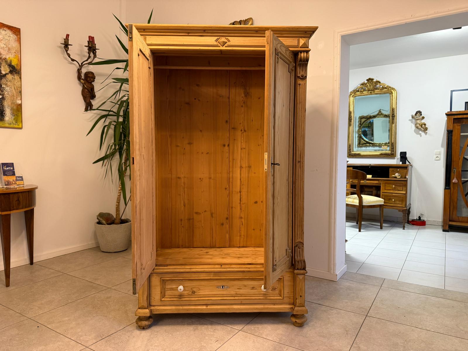 Gründerzeit Bauernschrank Bauernkasten Hallenschrank G2385