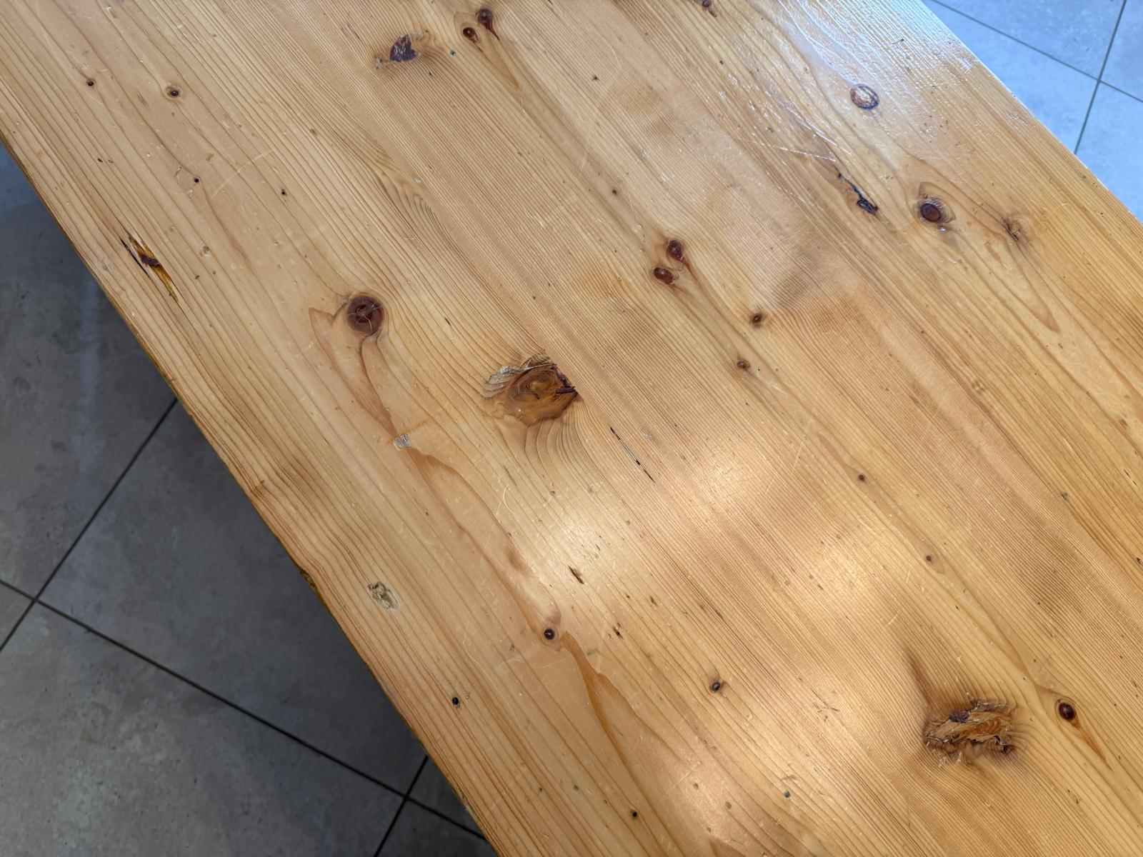 Bäuerlicher Jugendstil Schreibtisch Sekretär Naturholz G2343