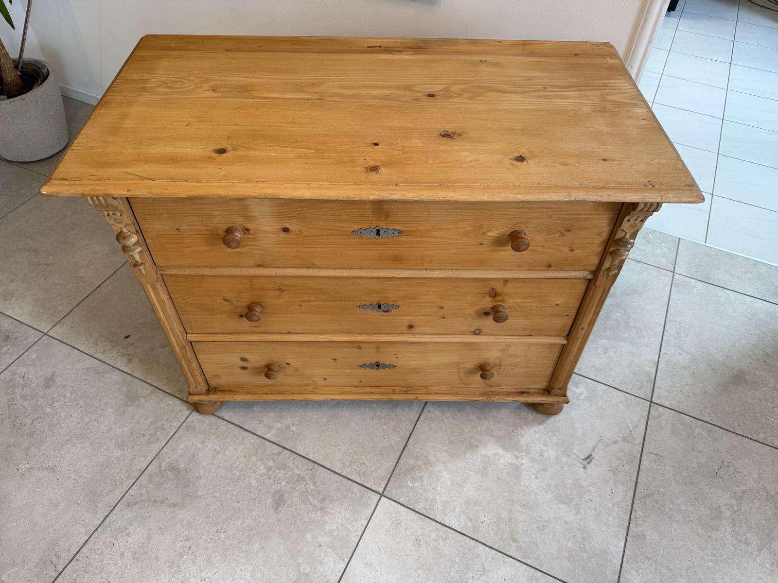 Bäuerliche Gründerzeit Anrichte Kommode Kasterl Bauernmöbel Antik D1201