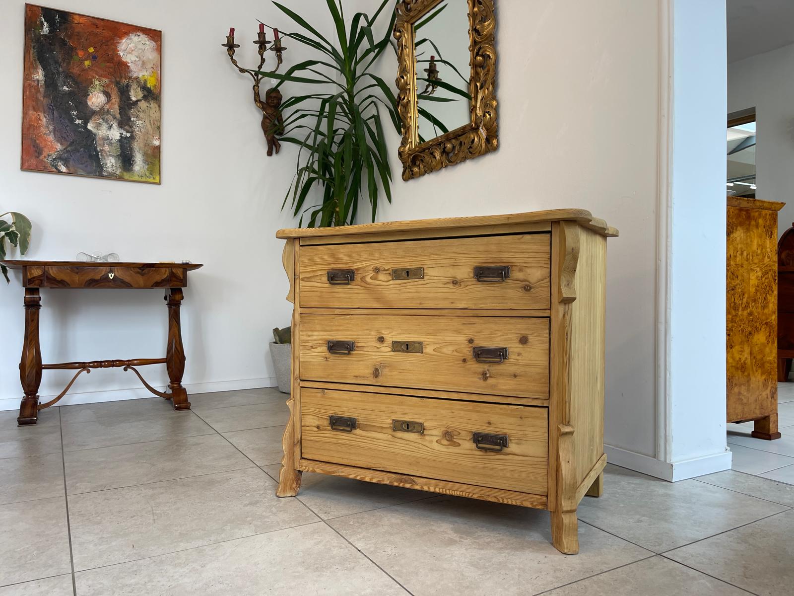 Originale Gründerzeit Kommode Restauriert Bauernkommode Antik G1694