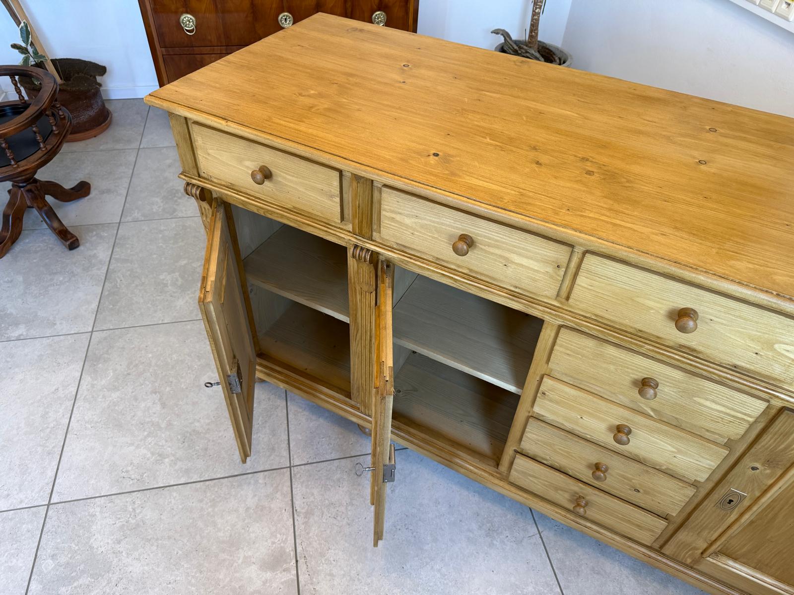 Gründerzeit Stil Apothekenschrank 9 Ladenkommode Bauernmöbel D2859