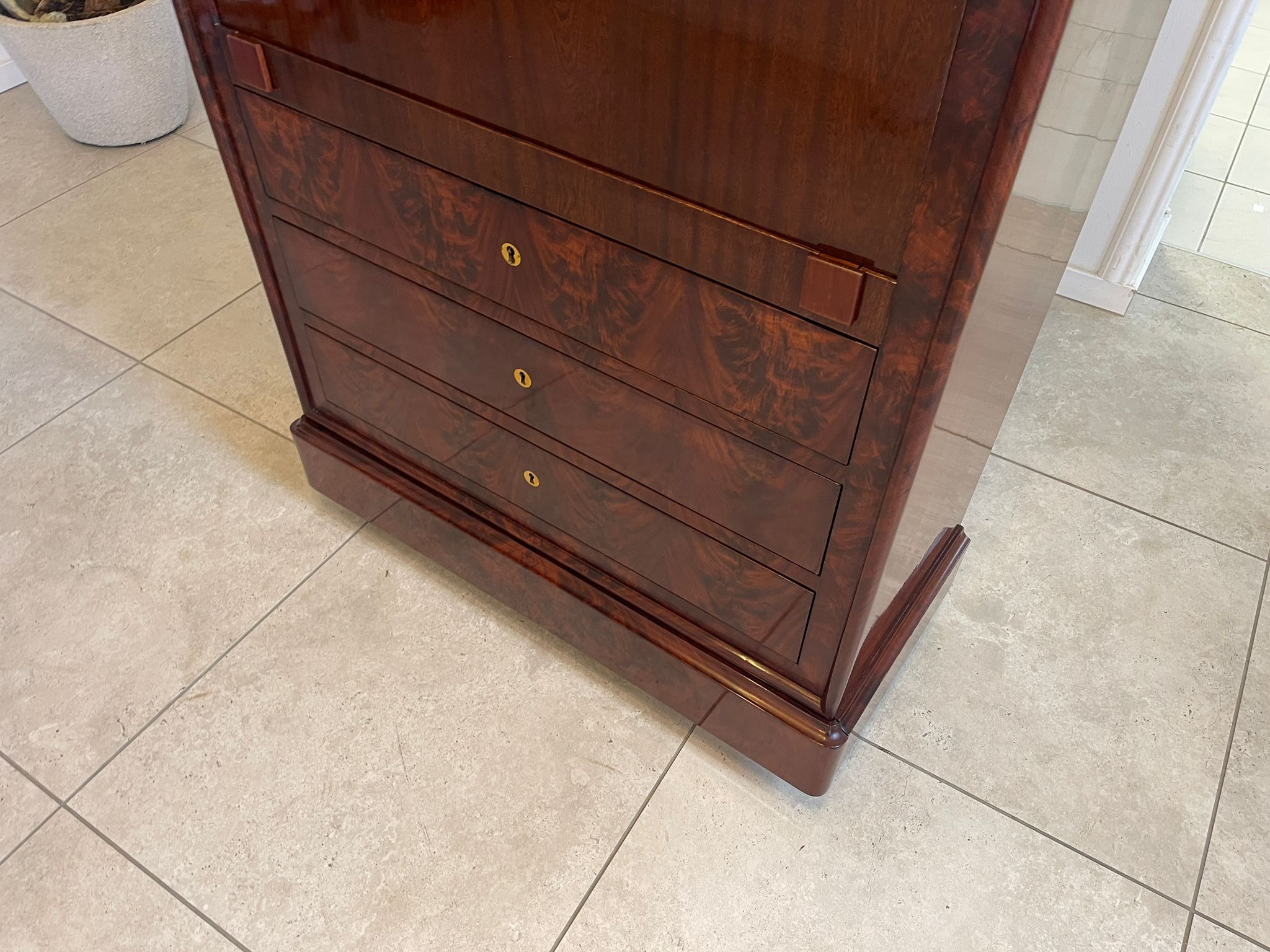 Sale Restaurierter Spätbiedermeier Standsekretär Schellack G1069