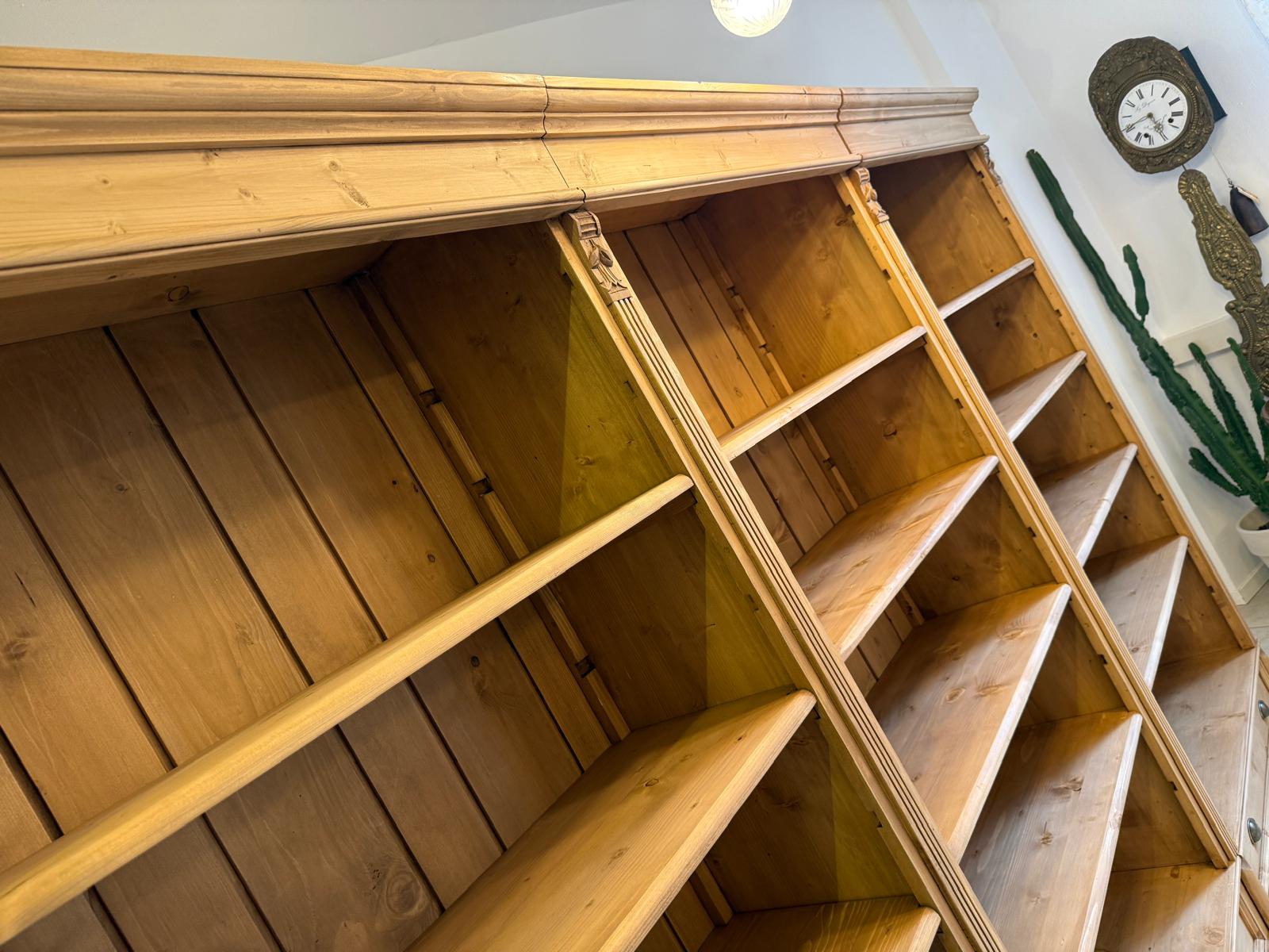 Grosses Bücherregal Stellage Bücherschrank Bauernkasten Bücherwand D1243