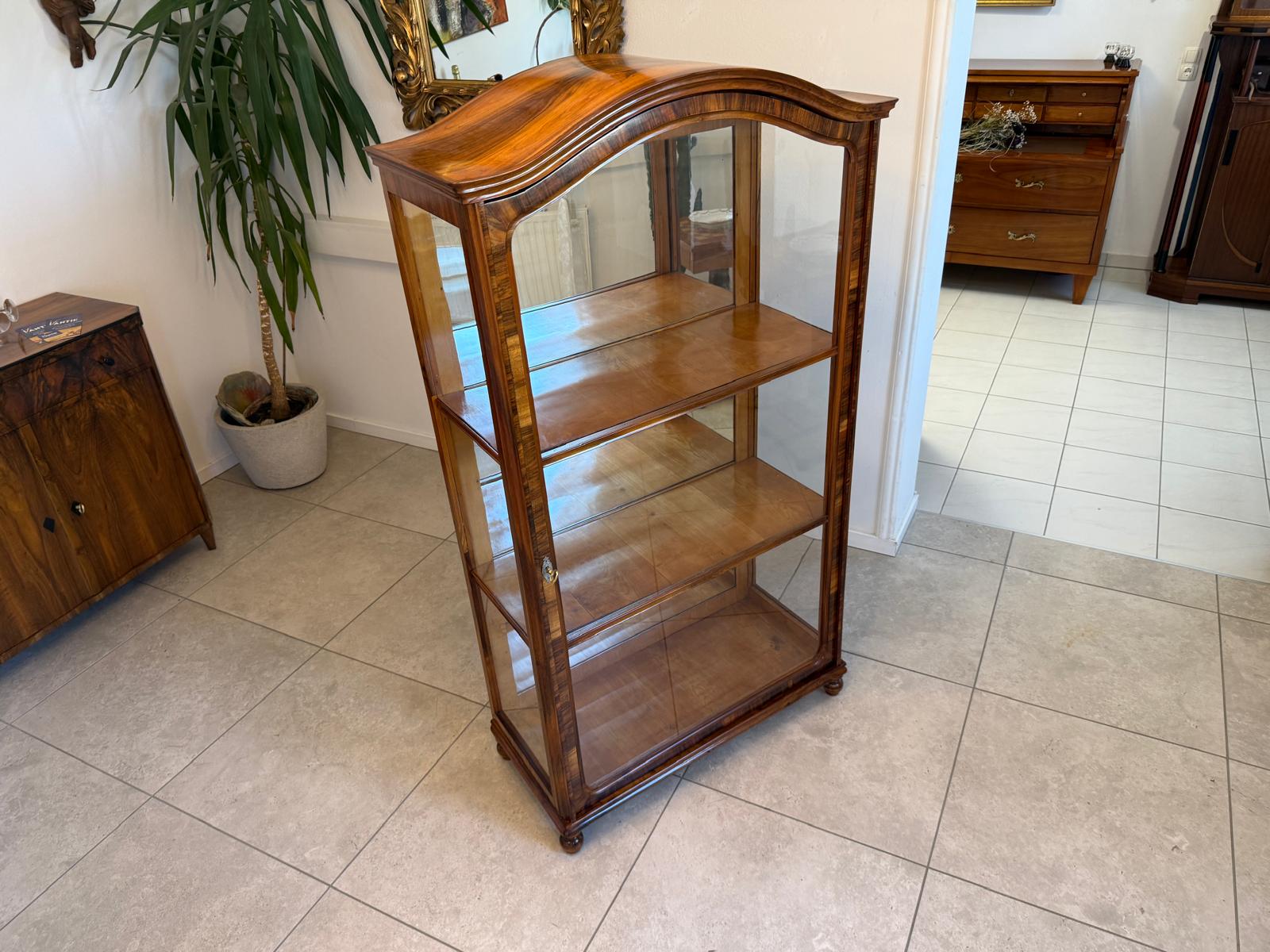 Antiquität Biedermeier Vitrine Bücherschrank Antiquität G1965