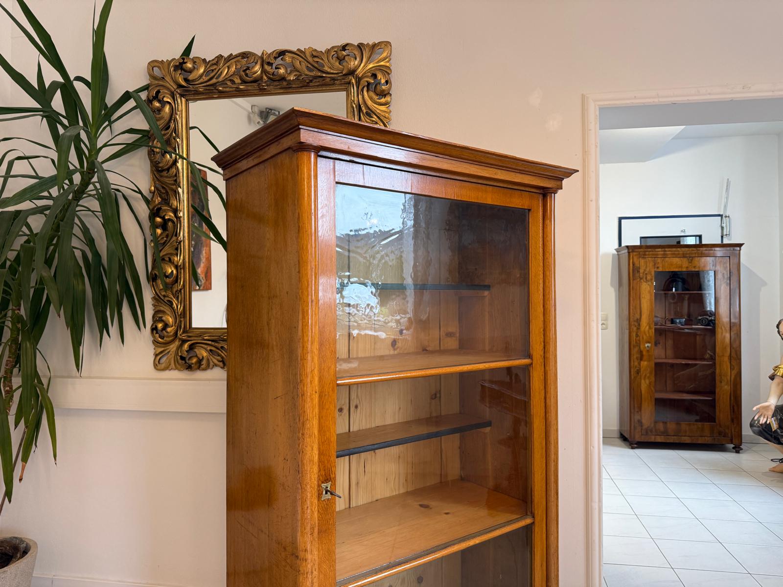 SALE Originale Biedermeier Vitrine Bücherschrank Sammlervitrine Antiquität G2262