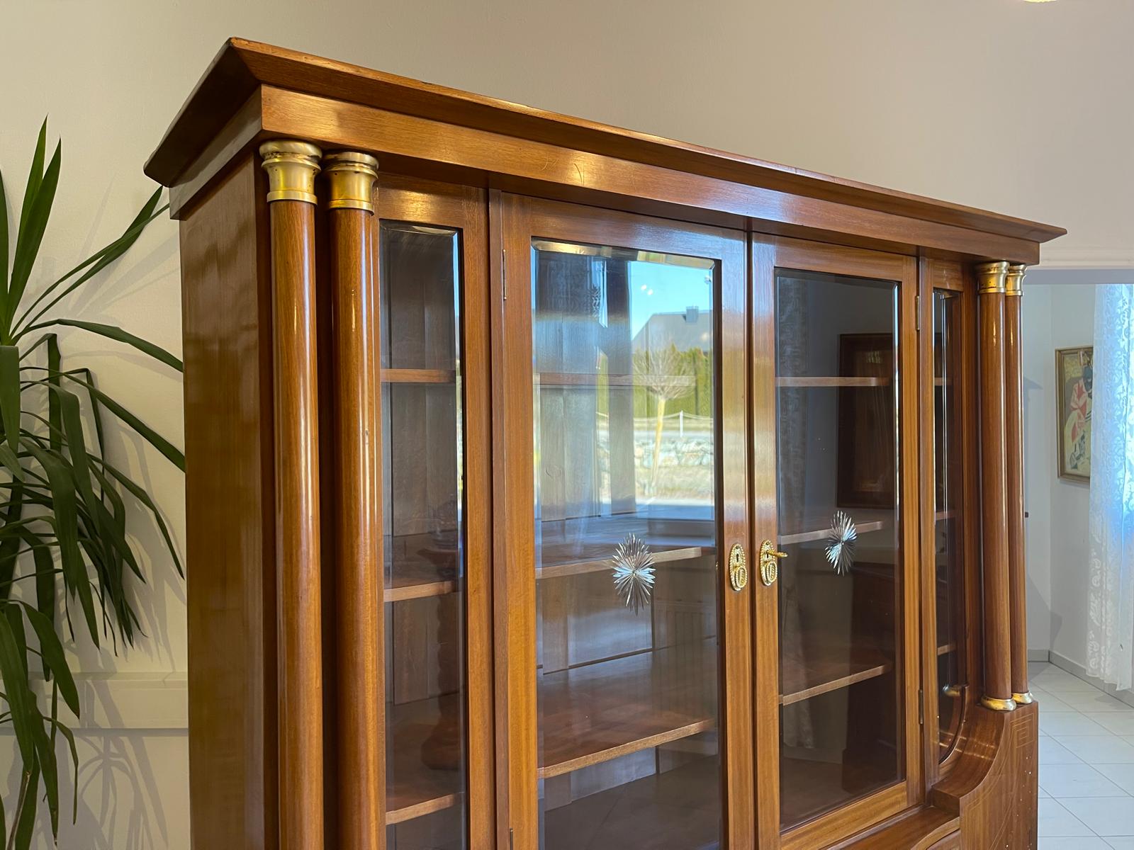 76fe468f-8316-4c2d-b3a8-81f748f25700 Sale Original Jugendstil Vitrine Bücherschrank B1123