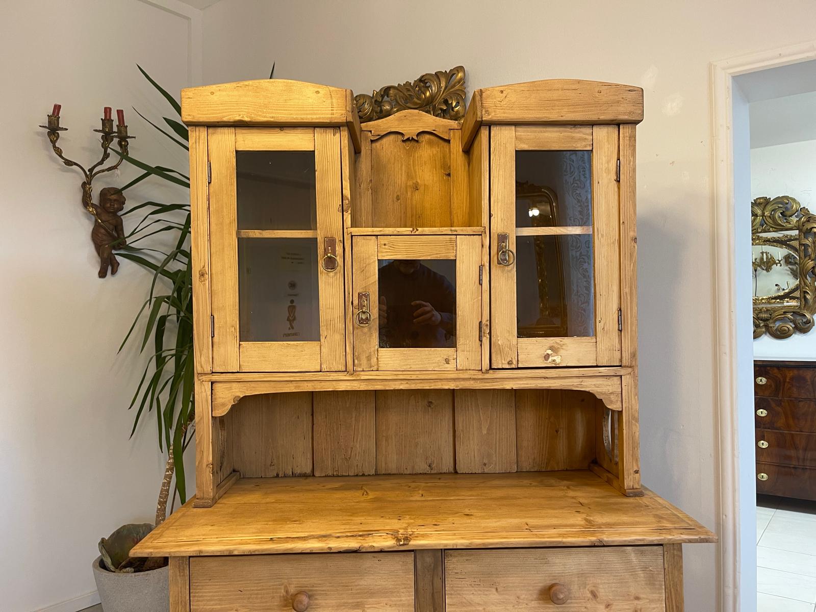 Jugendstil Küchenbuffet Küchenschrank Küchenkredenz A5161
