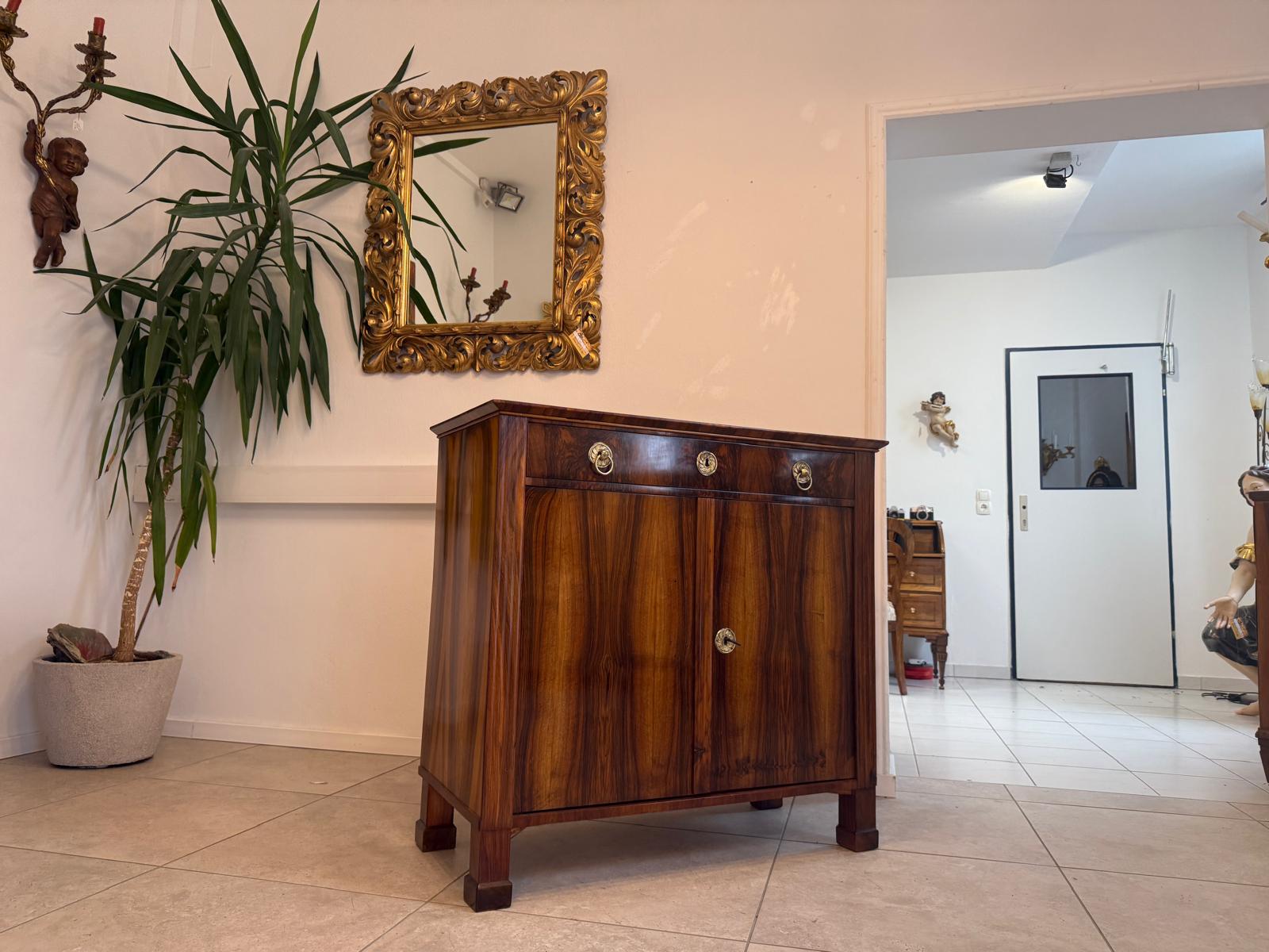 Sale Restaurierte Biedermeier Anrichte Trumeau Nussholz Antiquität G2081