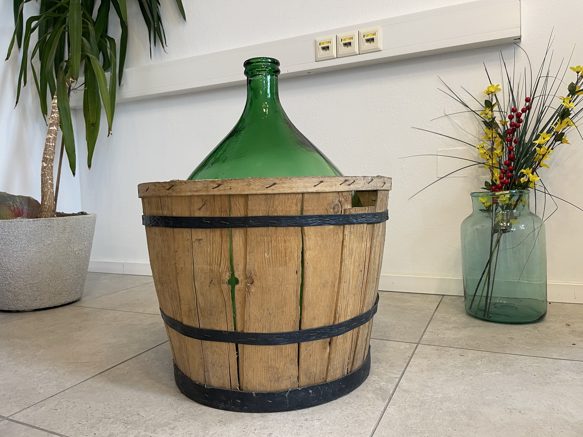 IMG_4388xUfTk1JFbvoLJ Alte Ballonflasche Weinballon, Gärballon, Ballonflasche A4725