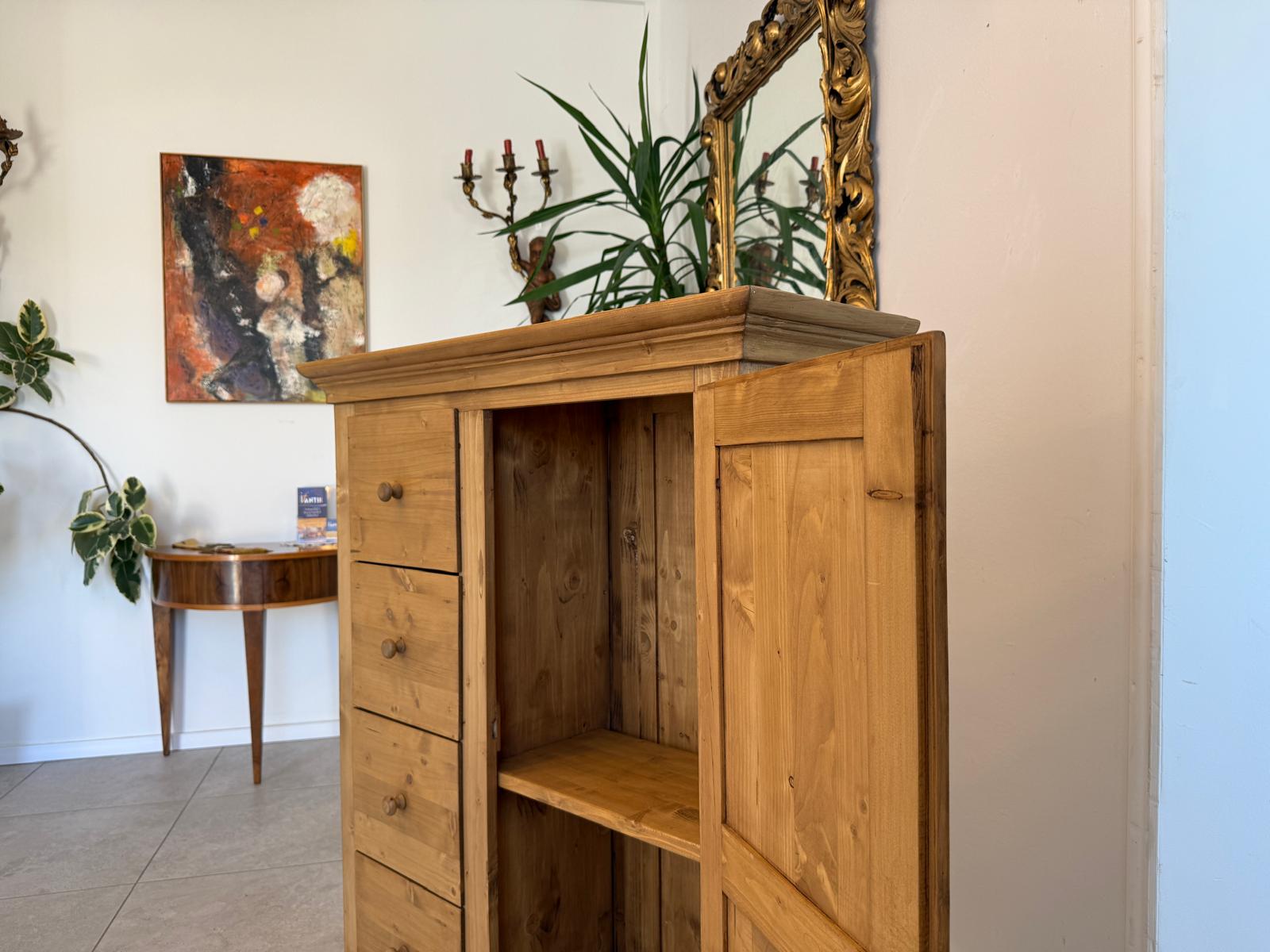 Brotschrank Almerschrank Speiskasten Bauernkasten Naturholzschrank  G2177