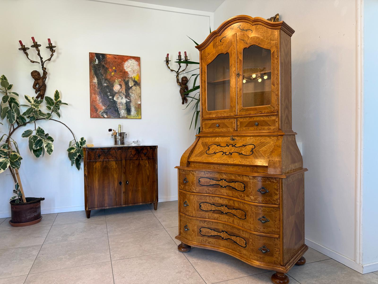 Tabernakel Barockstil Aufsatzsekretär Ladenschrank G1995