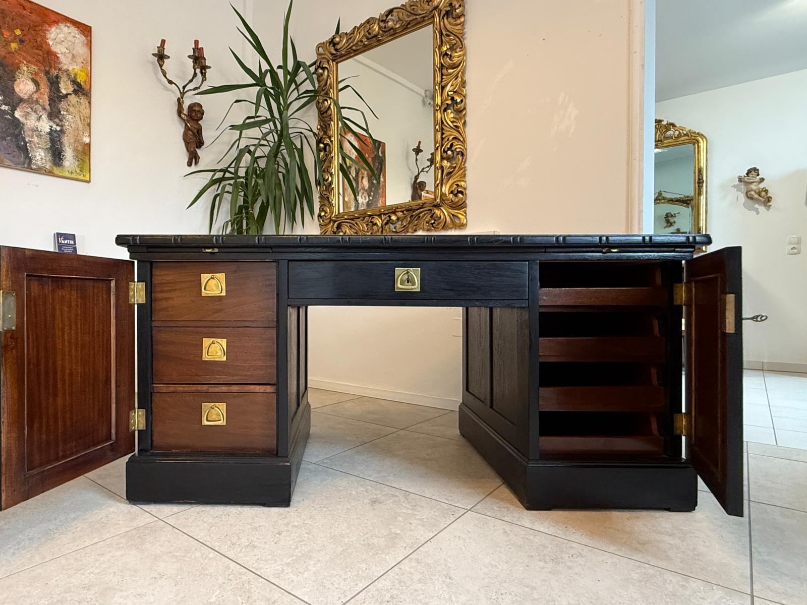 Restaurierter Jugendstil Schreibtisch Sekretär Wiener Sezession G2273