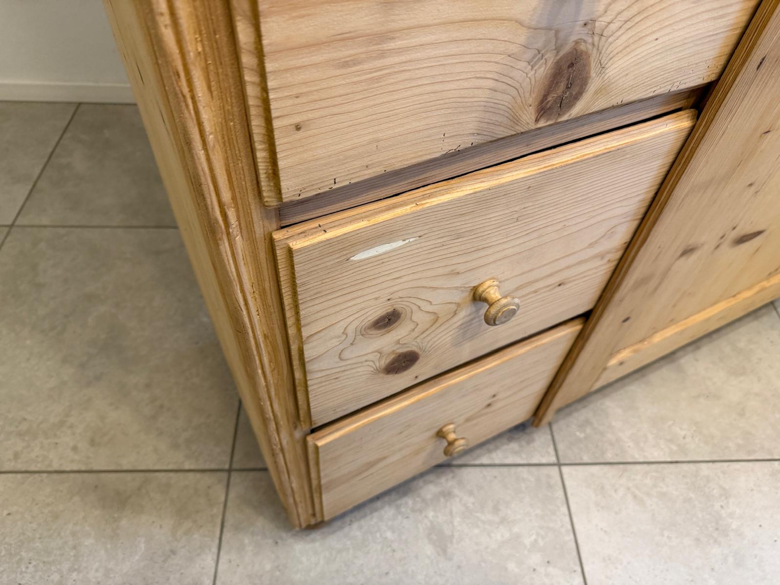 Uriger Biedermeier Brotschrank Almerschrank Speiskasten Bauernkasten G2246