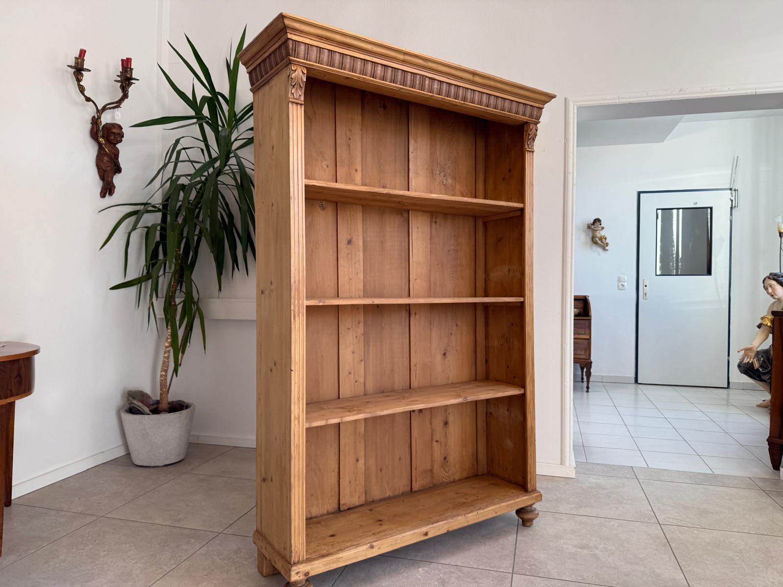 Altes Bauernregal Bücherregal Stellage Bauernschrank Naturholzmöbel G2287