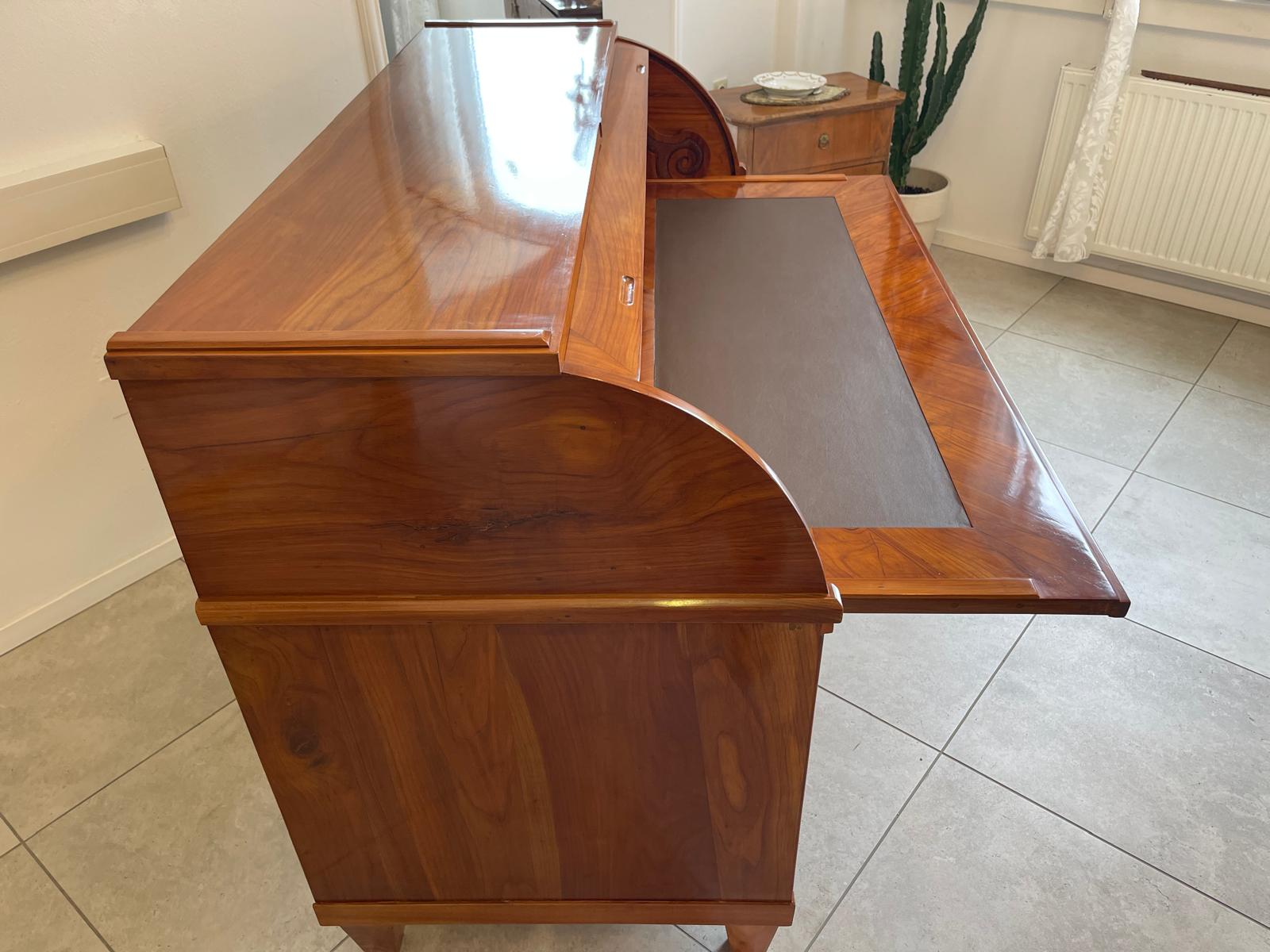 Sale Restauriert Barocker Sekretär Schreibtisch Wurzelholz G1682