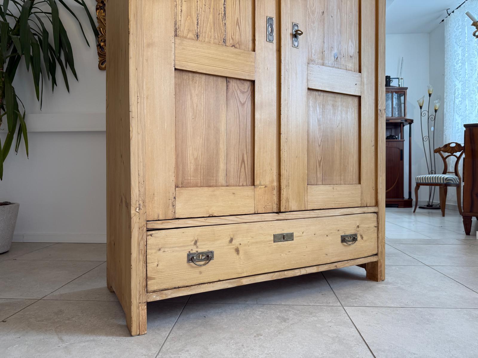 Sale Originaler Bauernschrank Naturholzschrank Jugendstilschrank Südburgenland G1826