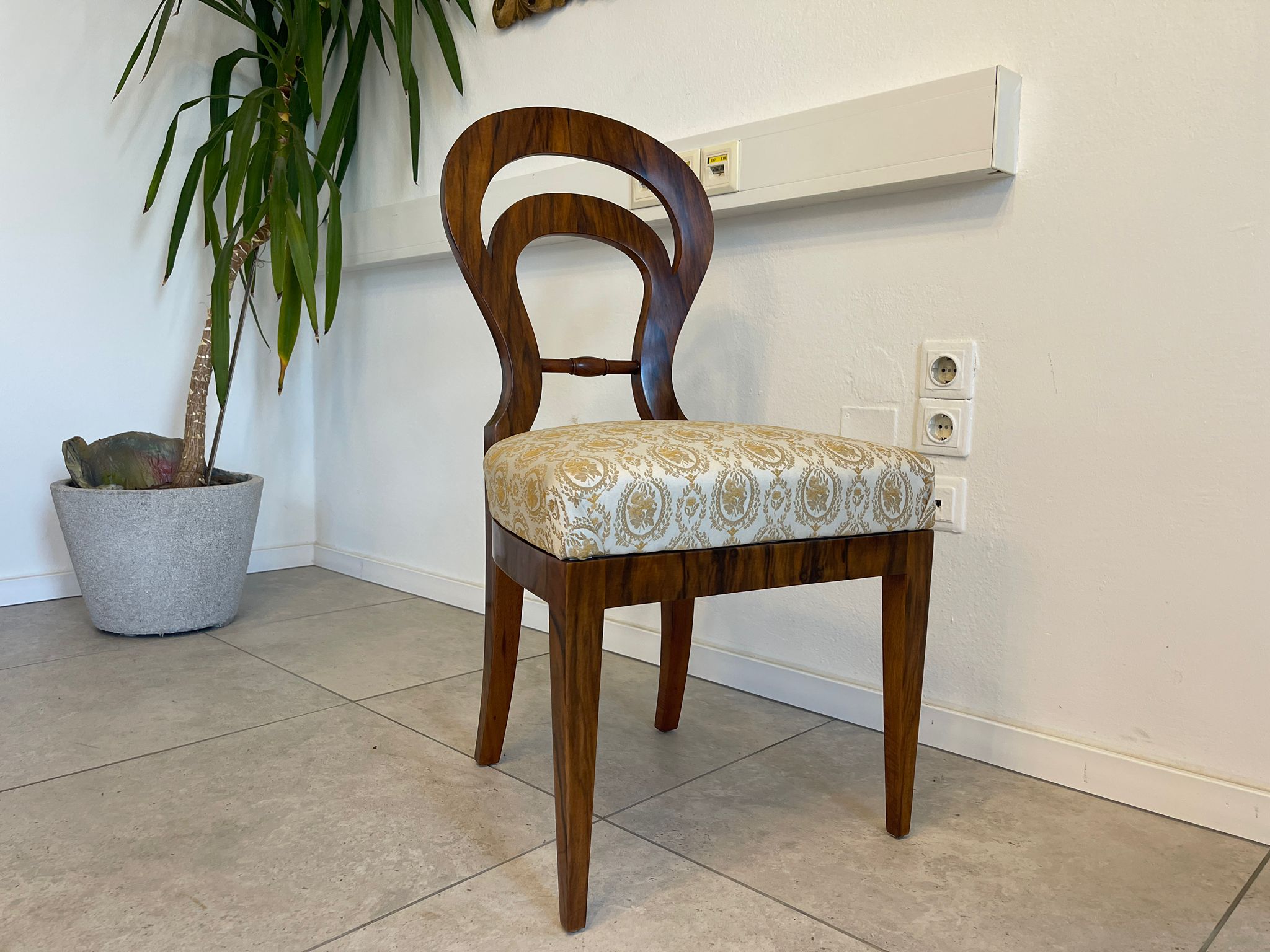 Restaurierter Biedermeier Sessel Schaufelstuhl Traumstück = 1 Stk. G1067