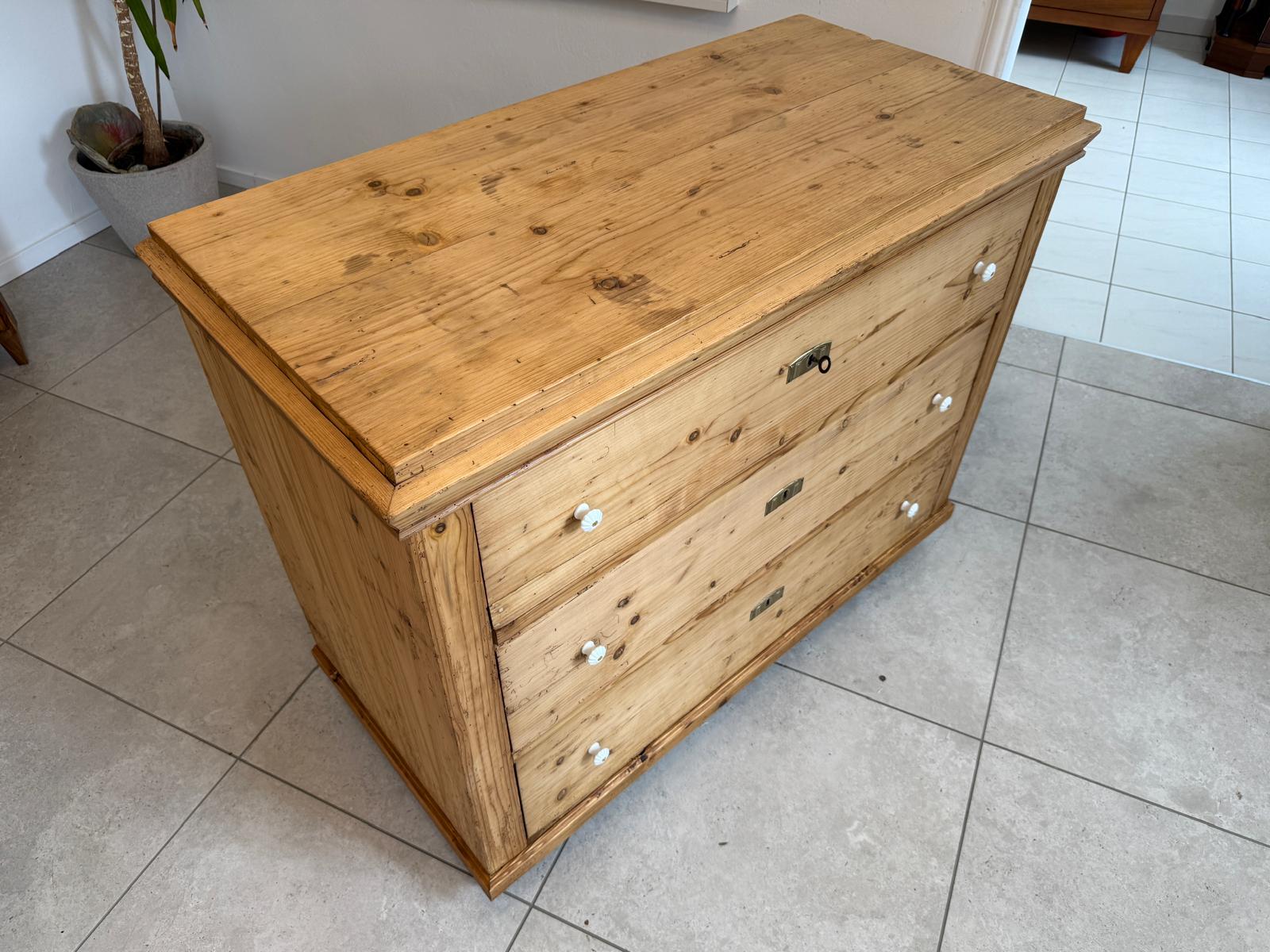 Restaurierte Biedermeier Kommode 3 Ladenkommode Antik ifantik G2033