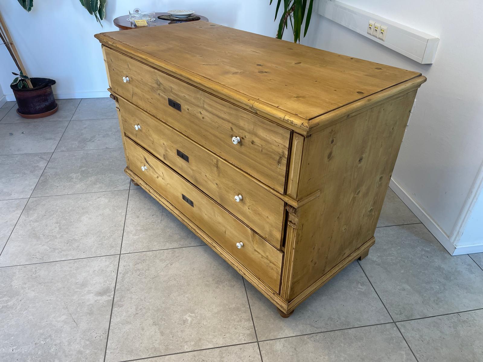Restaurierte Biedermeier Kommode Ladenkommode Bauernmöbel G1276