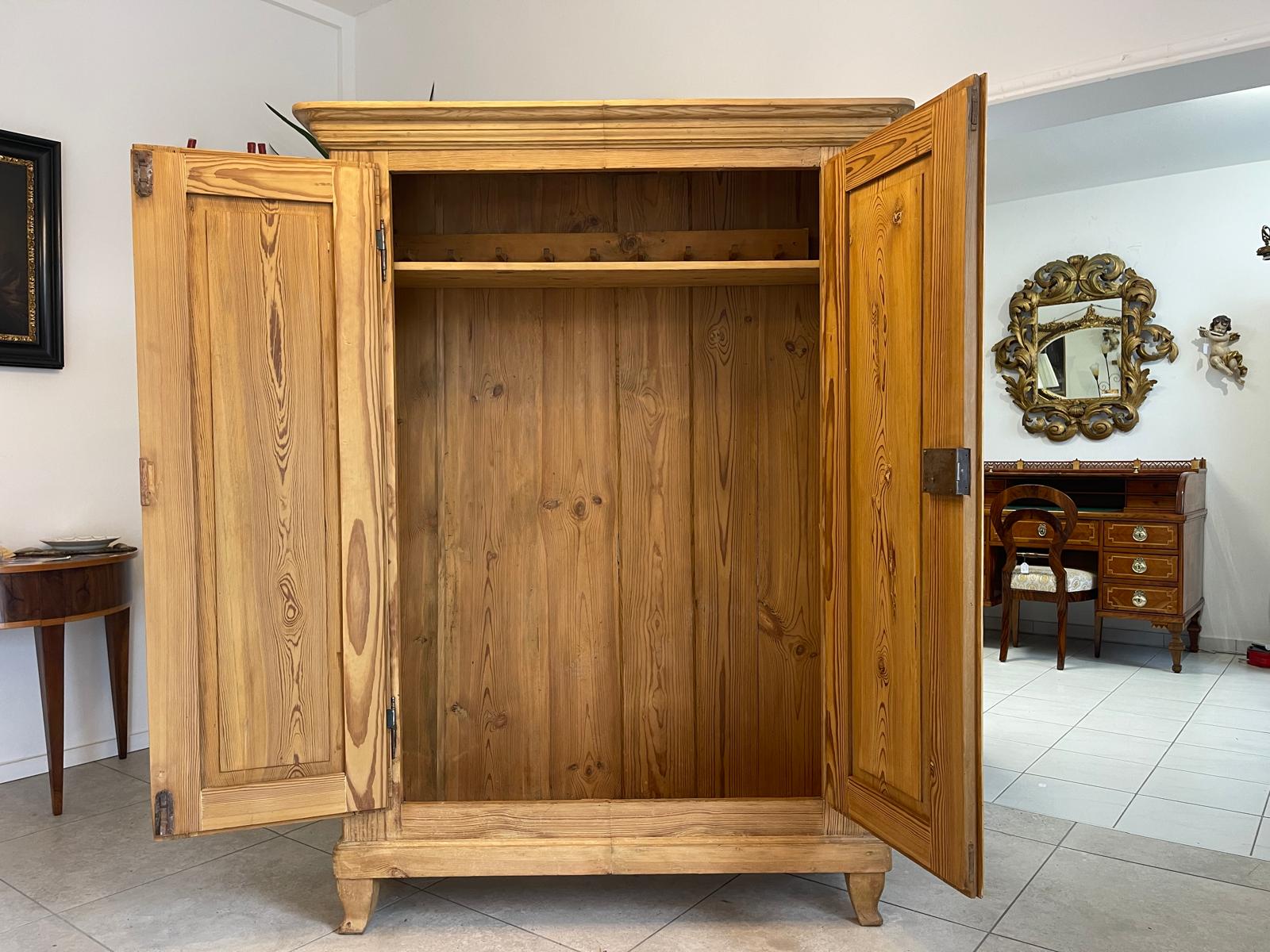 Steirischer Biedermeier Bauernschrank Naturholzschrank G1148