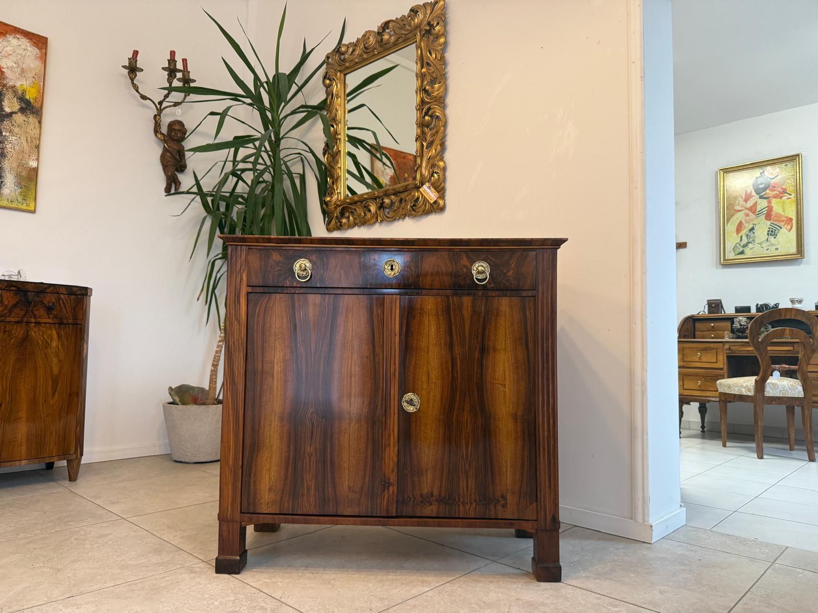 Sale Restaurierte Biedermeier Anrichte Trumeau Nussholz Antiquität G2081