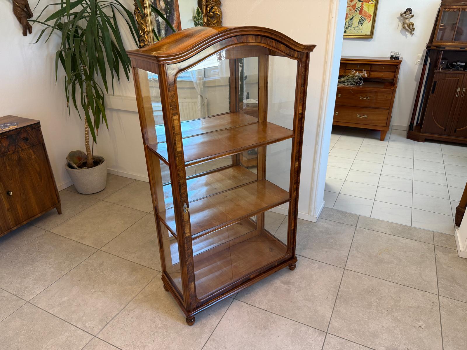 Antiquität Biedermeier Vitrine Bücherschrank Antiquität G1965