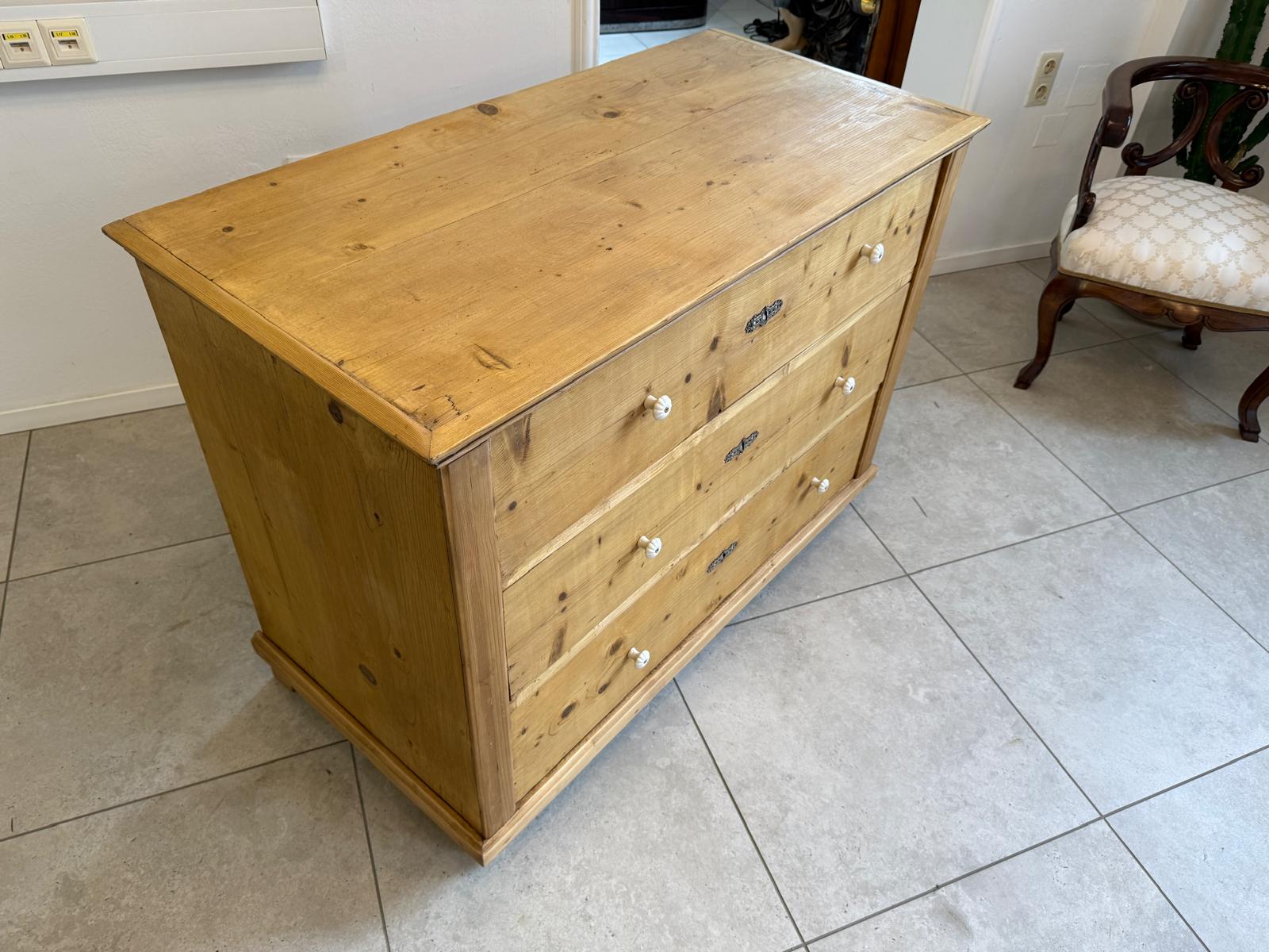 Restaurierte Biedermeier Kommode 3 Ladenkommode Antik ifantik D2284
