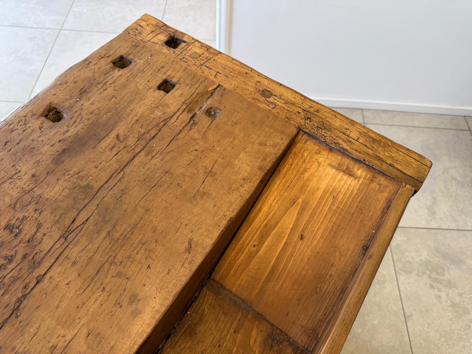 Urige Hobelbank Werkbank Pult Tresen Ladenschrank G2183